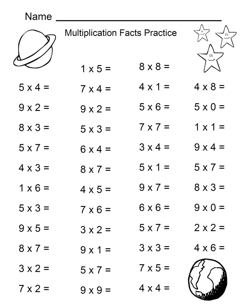 Worksheet ~ Worksheet 4The Multiplication Worksheets