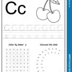 Writing Letter C. Worksheet. Writing A Z, Alphabet