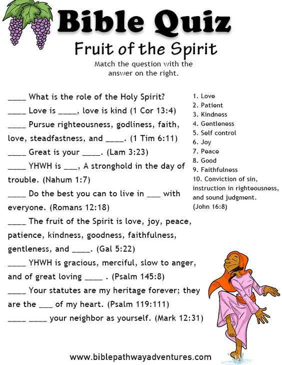 100 FREE Bible Quizzes For Kids Bible Quiz Bible For 