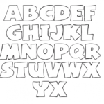 12 Font Alphabet Letter Templates Images Free Printable