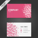 25 Free Pink Business Card Templates Free Printable