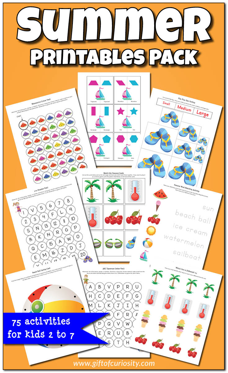 25 Summer Printables For Kids Moritz Fine Designs