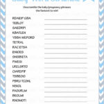 36 Adorable Baby Shower Word Scrambles KittyBabyLove