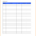 Blank Spreadsheets Printable Template Business PSD