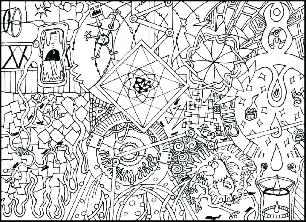 Difficult Christmas Coloring Pages For Adults At 
