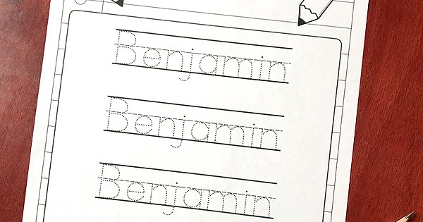Editable Name Tracing Sheet Totschooling Toddler 