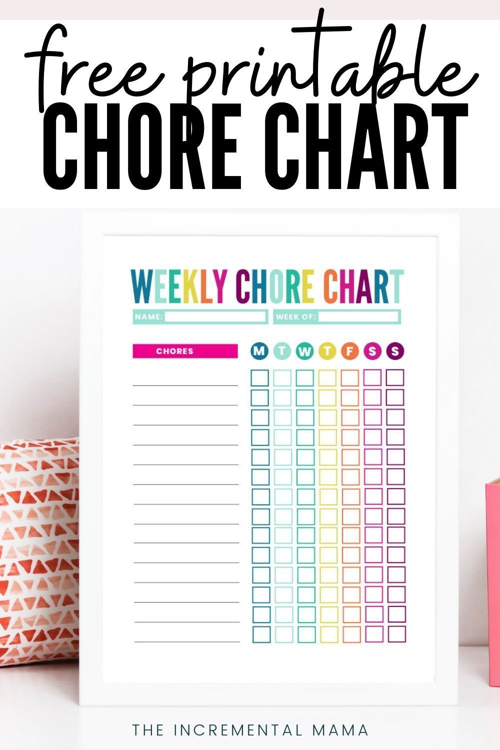 Free Customizable Chore Chart For Kids Kids Chore Chart 