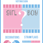 Free Gender Reveal Baby Shower Question Printables Free