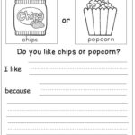 Free Opinion Worksheet First Grade Writing 1st Grade