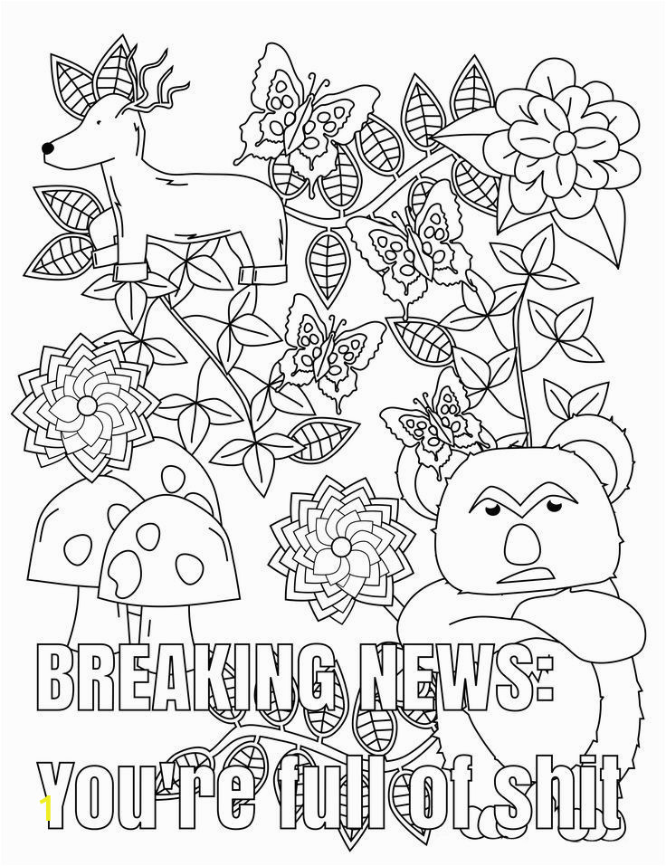 Free Printable Coloring Pages For Adults Only Swear Words 