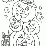 Free Printable Full Size Halloween Coloring Pages Clip