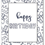 Free Printable Happy Birthday Coloring Sheets Sarah Titus
