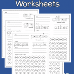FREE Printable Sight Word Worksheets Homeschool Giveaways