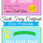 Free Printable Tooth Fairy Certificate Another Mum