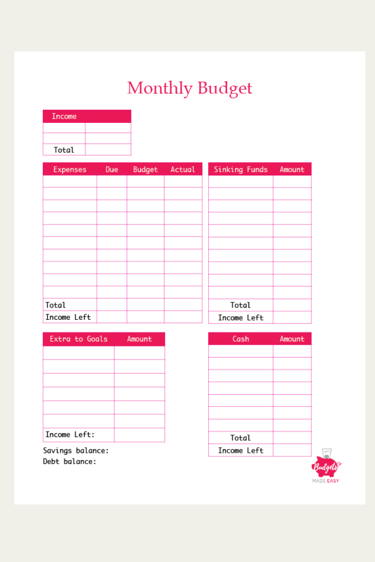 Free Template For Bills Due Monthly Example Calendar