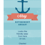 Friendly Seas Retirement Card Free Greetings Island
