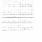 Name Tracing Worksheets For Printable Name Tracing