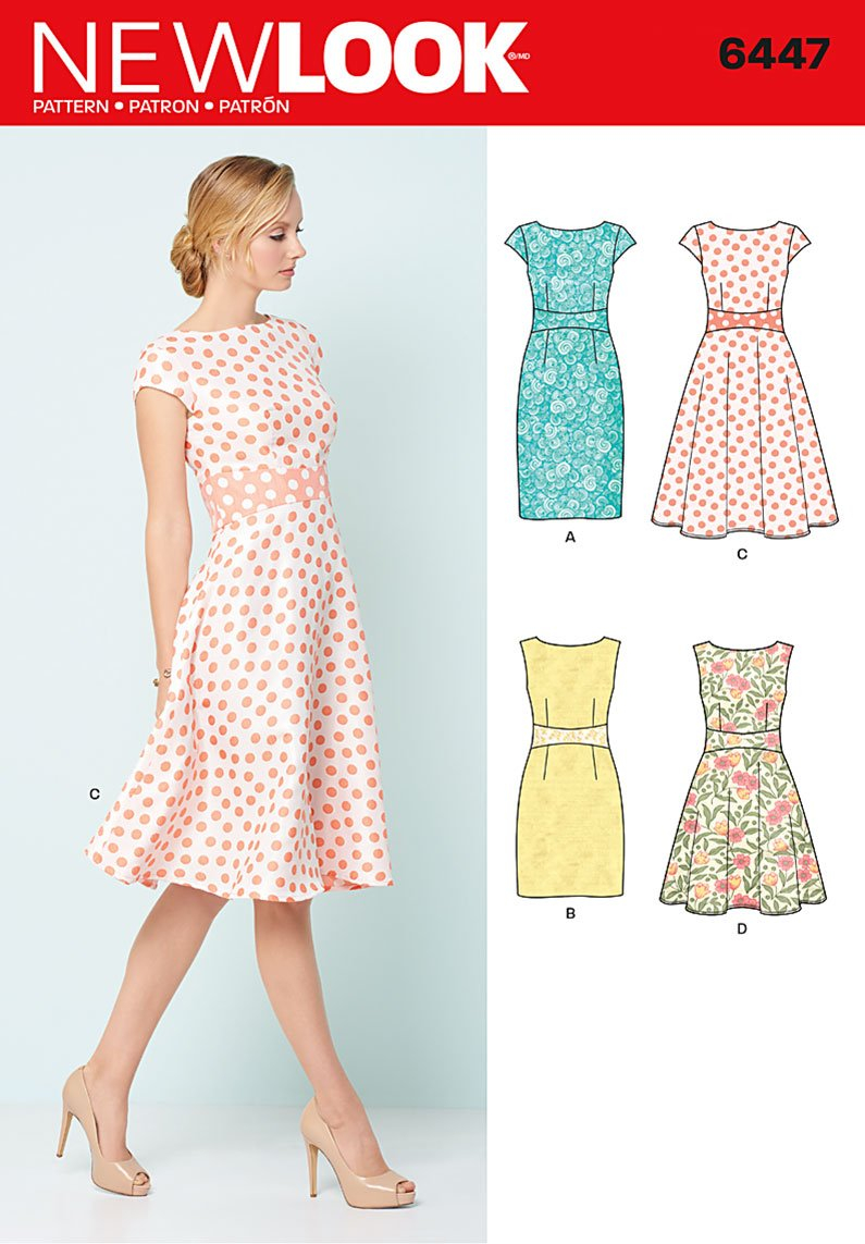 New Look 6447 Misses Dresses