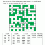 Number Fill In Puzzles