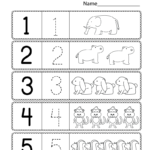 Numbers 1 5 Preschool Worksheets NumbersWorksheet