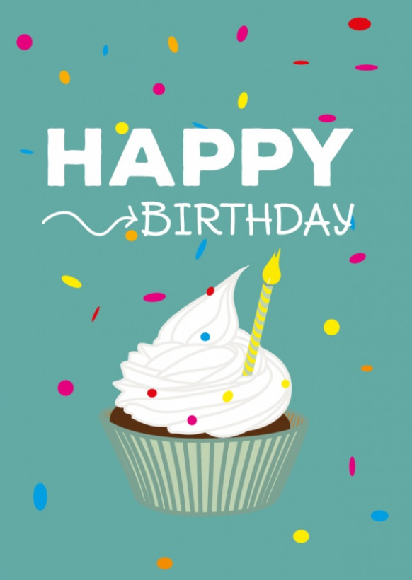 Online Happy Birthday Card Card Design