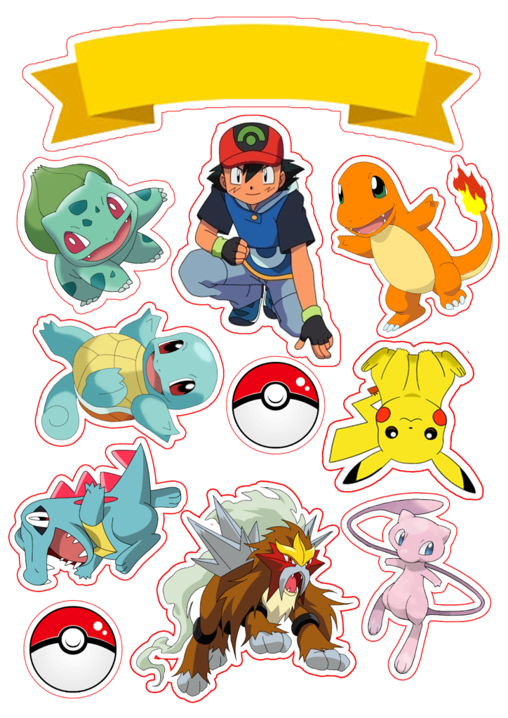 Pokemon Free Printable Cake Toppers Oh My Fiesta For Geeks