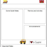 Preschool Monthly Newsletter Template Preschool