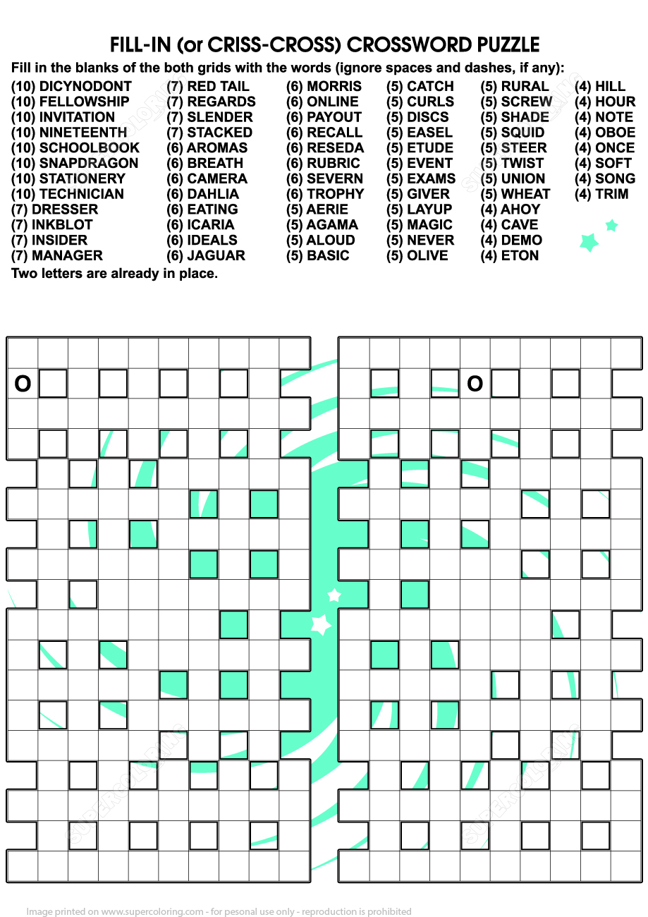 Printable Puzzles For Adults Printable Crossword Puzzles