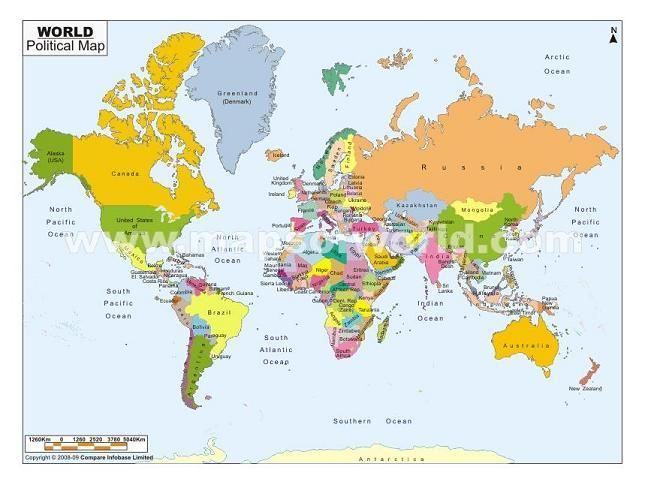 Printable World Map With Countries Labeled Pdf That Are 