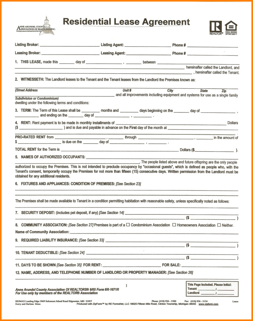 Simple 1 Page Lease Agreement By Ziggyzaazaa Pictures To