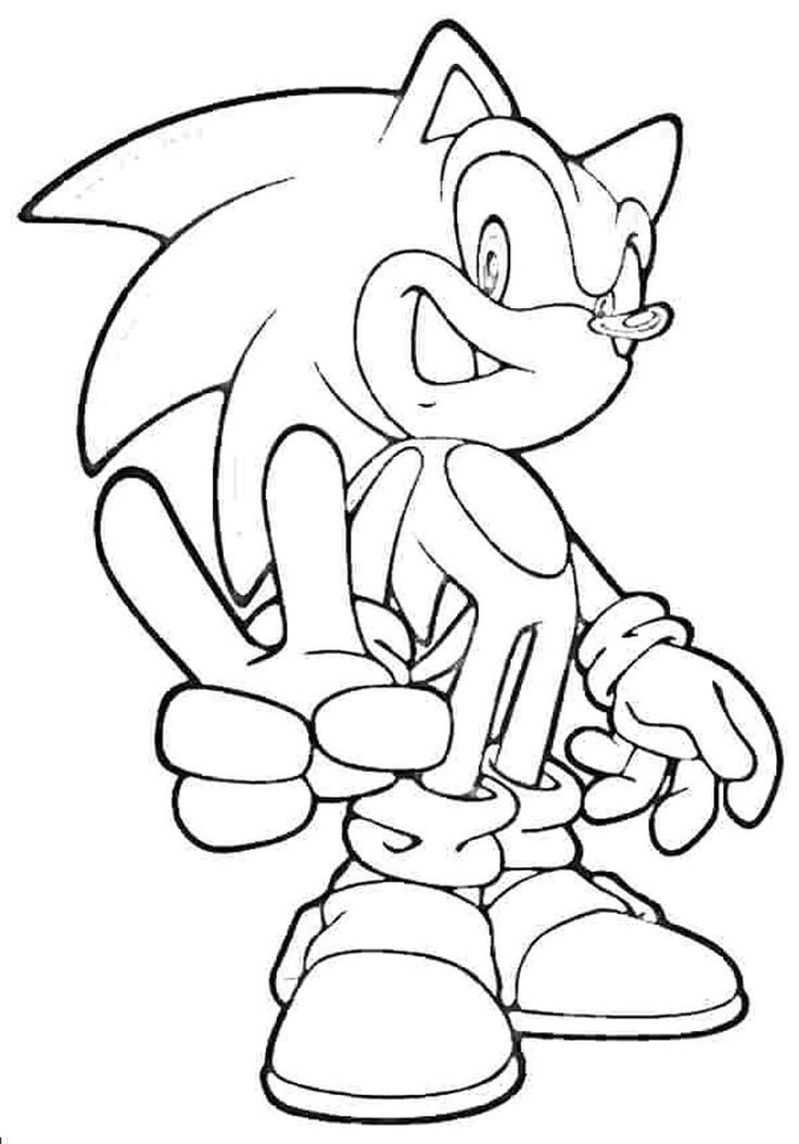 Sonic The Hedgehog Coloring Pages Hedgehog Colors 