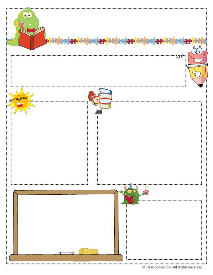 Teacher Newsletter Templates Preschool Newsletter