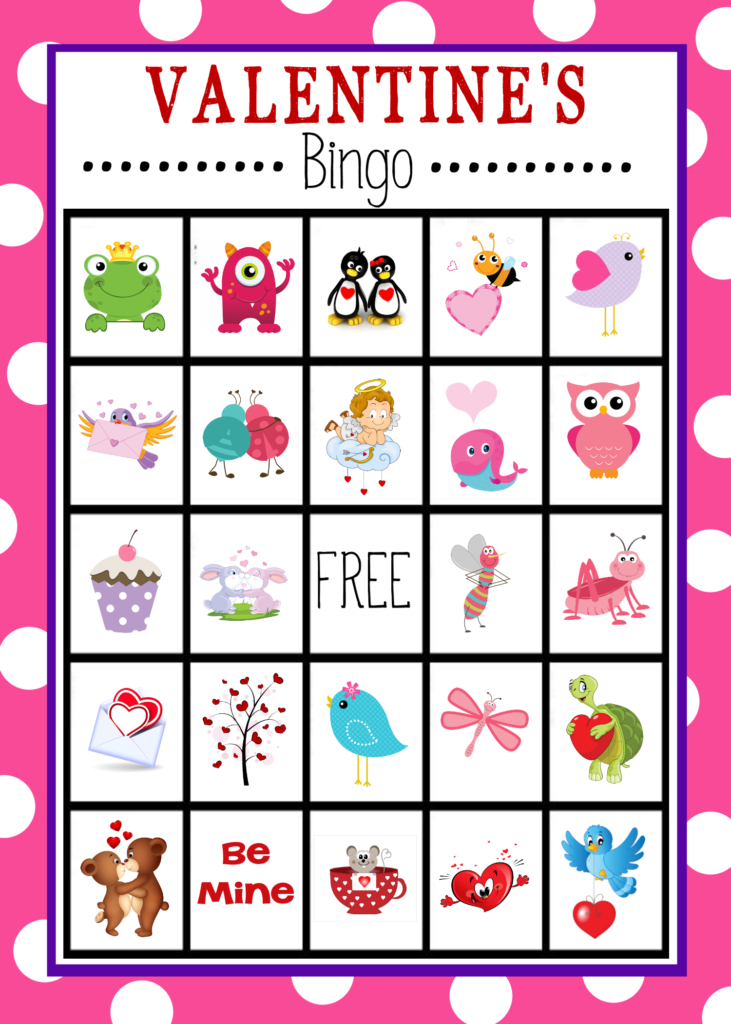 Valentine S Bingo Game To Print Play Valentine Bingo