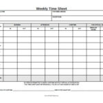 Weekly Time Sheet Free Printable Templates Printable