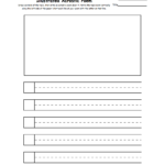 10 Best Images Of Dotted Handwriting Worksheets Blank