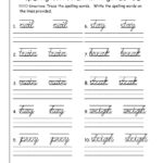 14 Best Images Of Cursive Writing Worksheets Second Grade