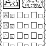 26 Printable Alphabet Box Writing Worksheets Preschool