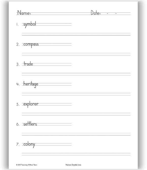 Handwriting Worksheets 2nd Grade - AlphabetWorksheetsFree.com