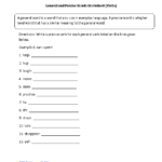 7th Grade English Writing Worksheets DIY Worksheet