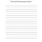 9 5Th Grade Handwriting Worksheets Grade Lined