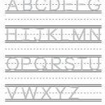 Alphabet Capital Letters Worksheet For Kindergarten To