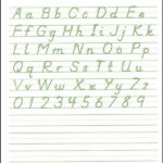 Alphabet Handwriting Practice Hand Writing