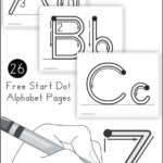 Alphabet Handwriting Practice PDF Freebie With Start Dots
