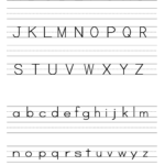 Alphabet Handwriting Worksheets A To Z For Preschool To
