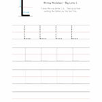 Big Letter L Writing Worksheet The Learning Site