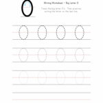 Big Letter O Writing Worksheet The Learning Site