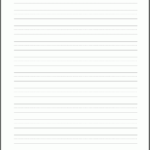 Blank Lined Paper Handwriting Practice Worksheet
