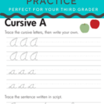 Cursive A Worksheet Education Cursive Practice