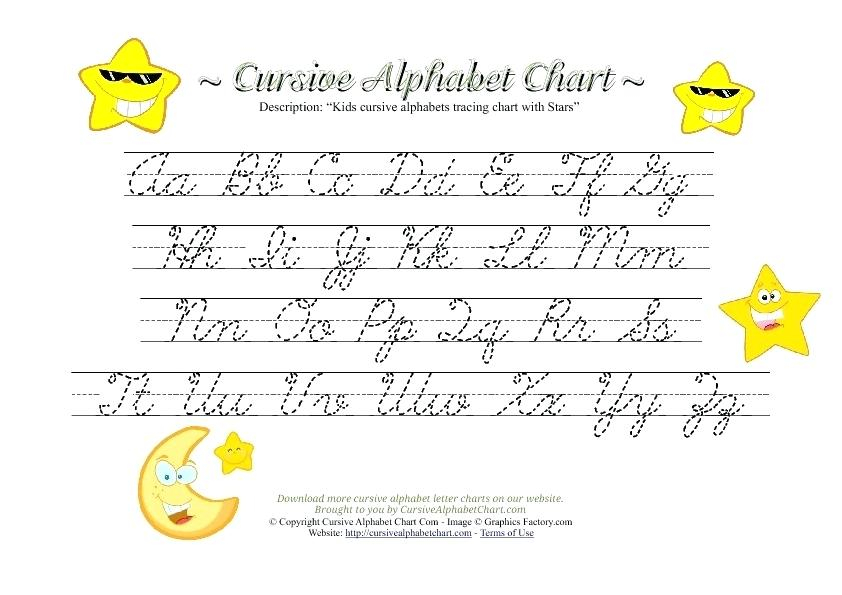 Cursive Handwriting Sheets A Z