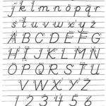 D Nealian Alphabet Tracing Worksheets